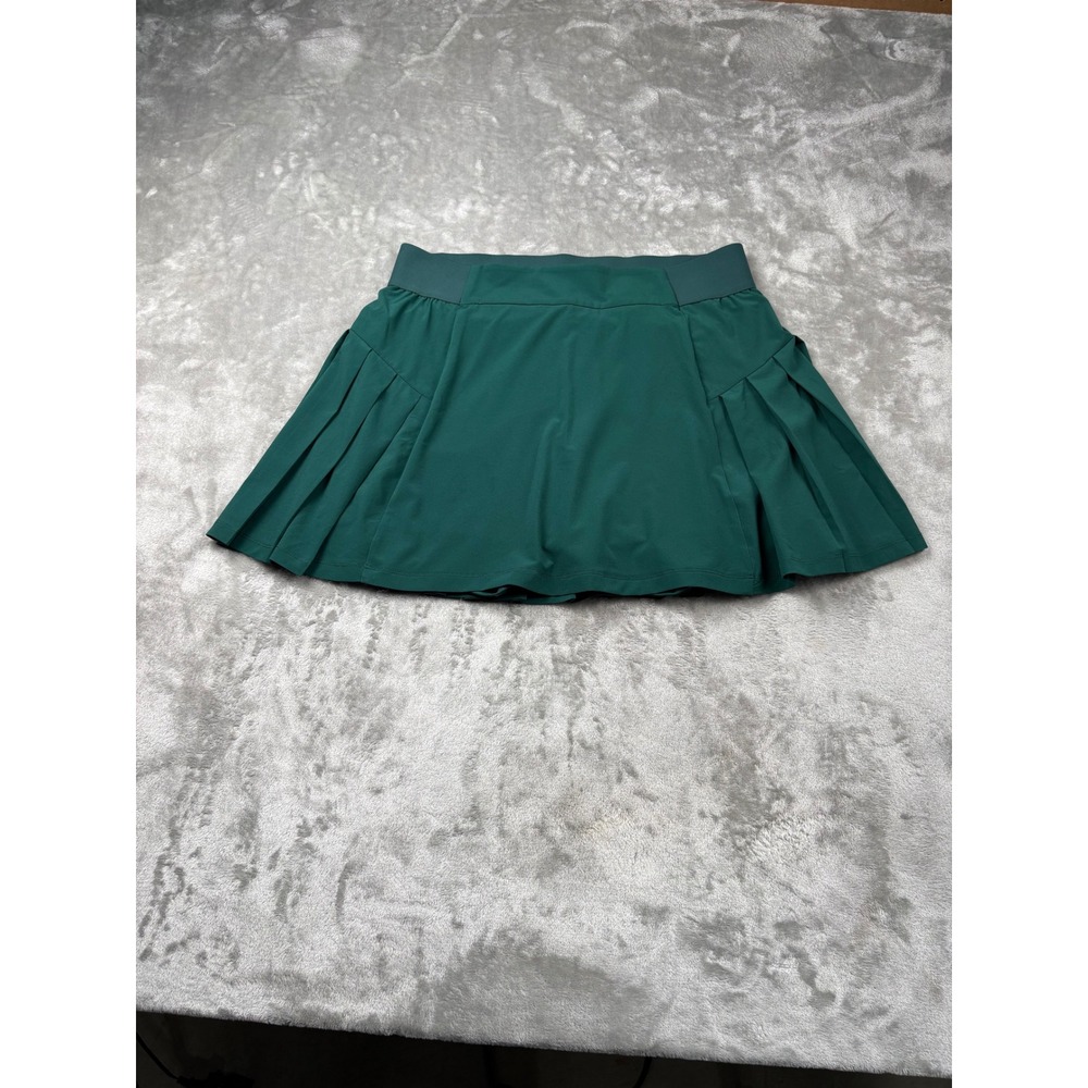 Puma Golf Womens Green Pleated Athletic Skort - Large Golf and Tennis
